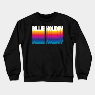 Retro Billie Proud Name Personalized Gift Rainbow Style Crewneck Sweatshirt